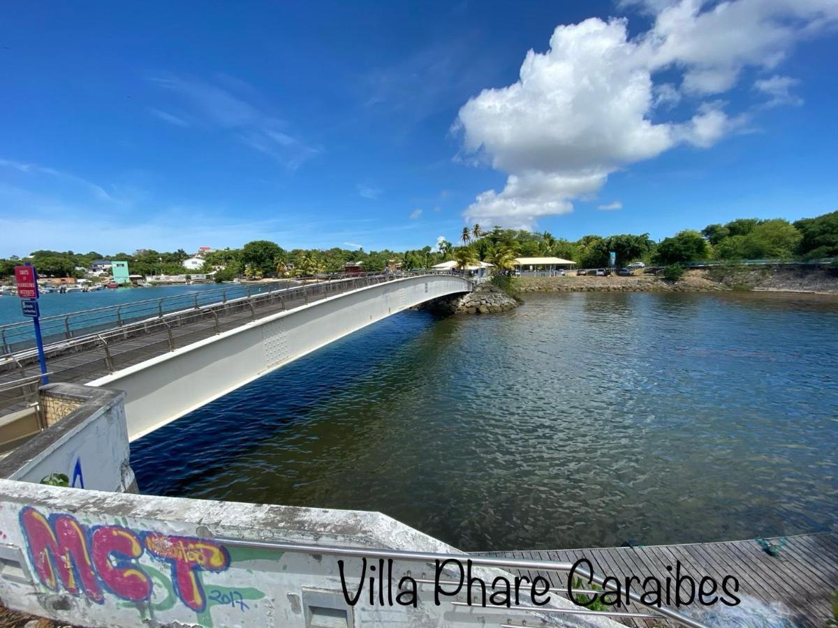 Villa Phare Caraibes Guadeloupe - Rooftop Jacuzzi & Ocean View Le Moule Eksteriør bilde