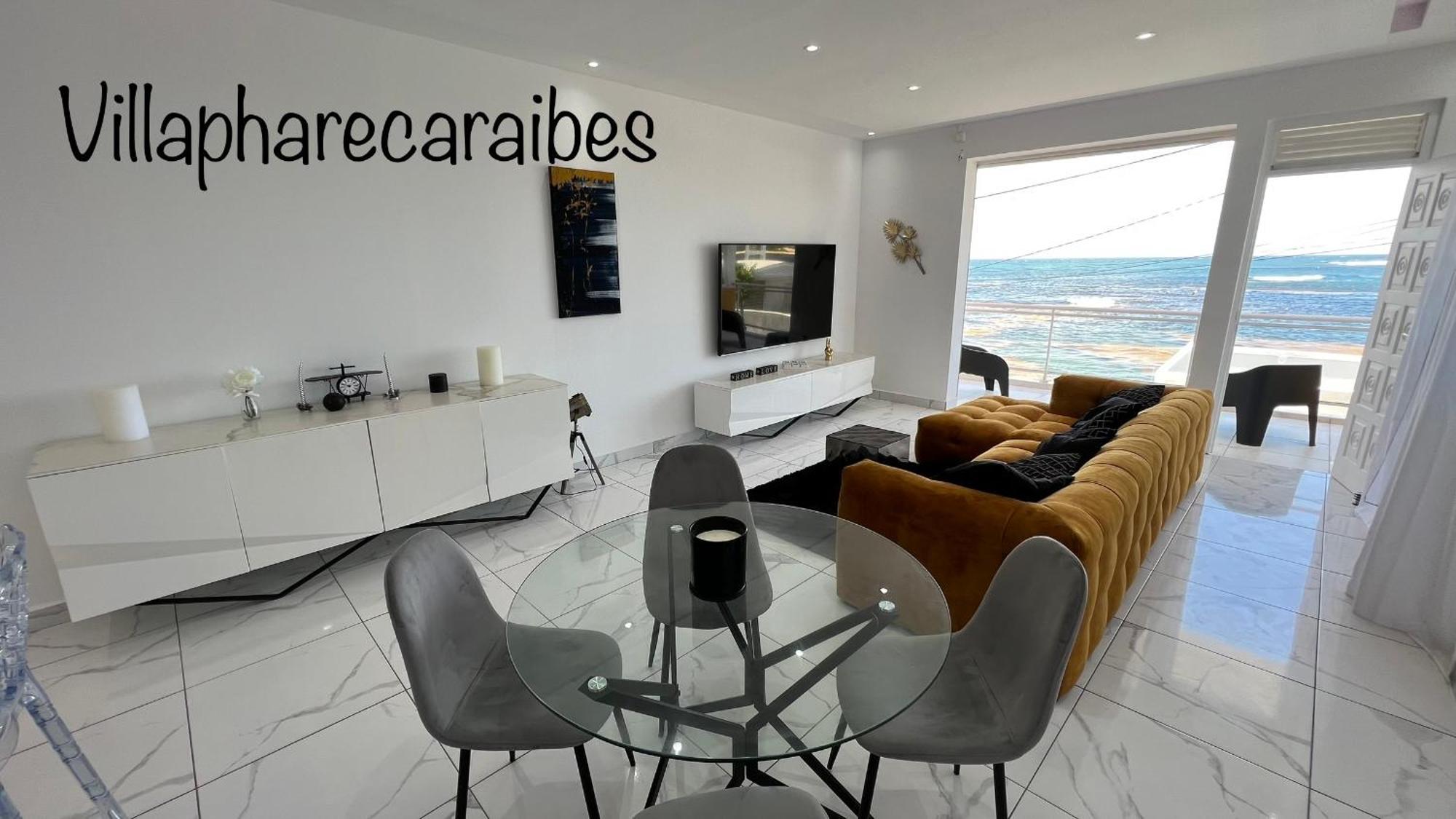 Villa Phare Caraibes Guadeloupe - Rooftop Jacuzzi & Ocean View Le Moule Eksteriør bilde
